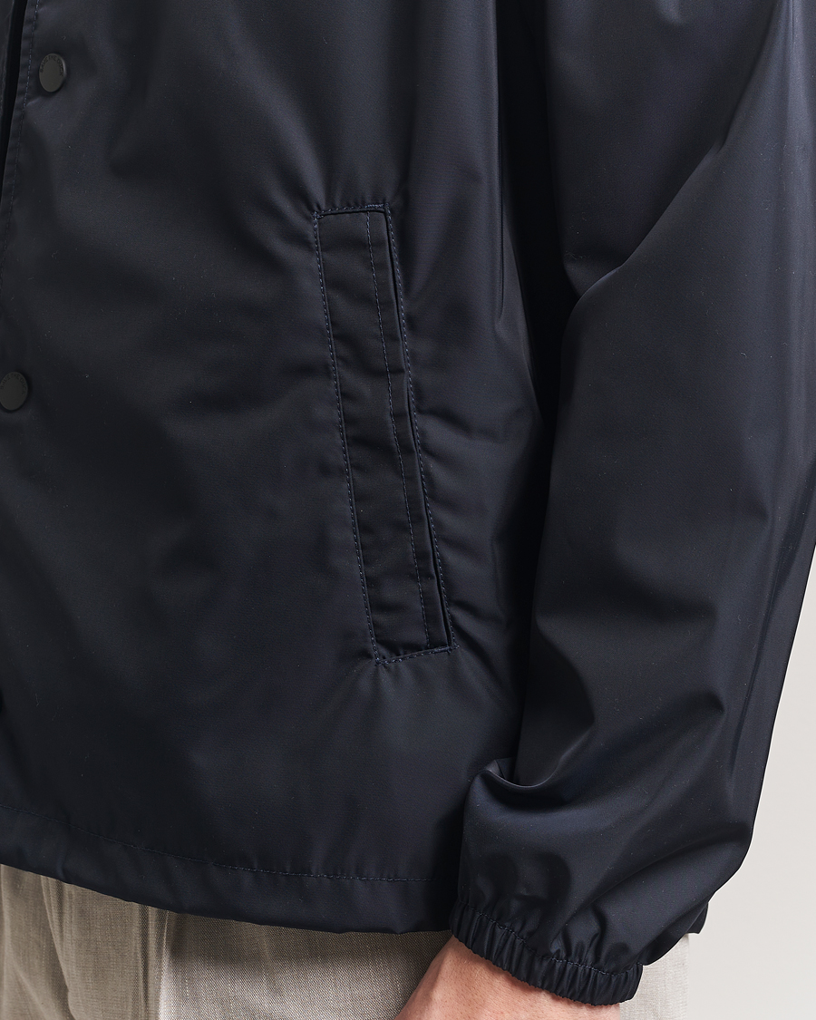 Save The Duck Prince Wind/Water Resistant Coach Jacket Blue Black