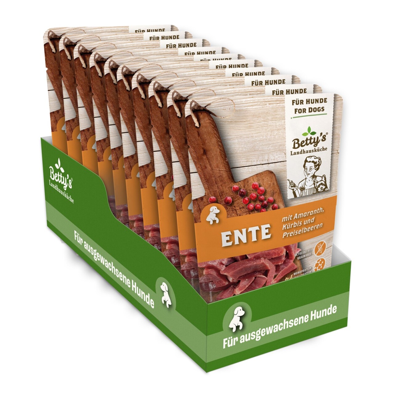 Betty's Landhausküche Frischebeutel Ente Amaranth 10x125 g