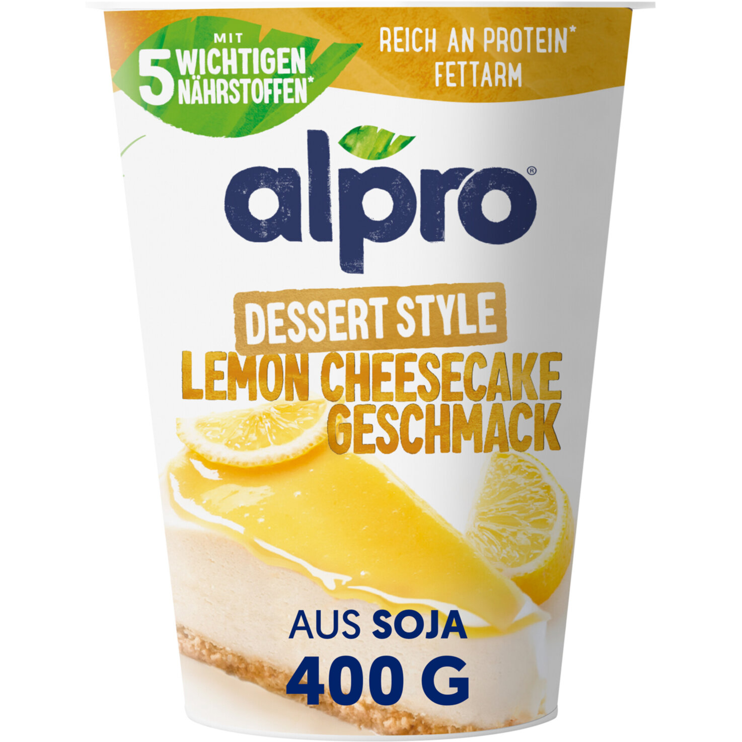 Alpro Lemon Cheesecake