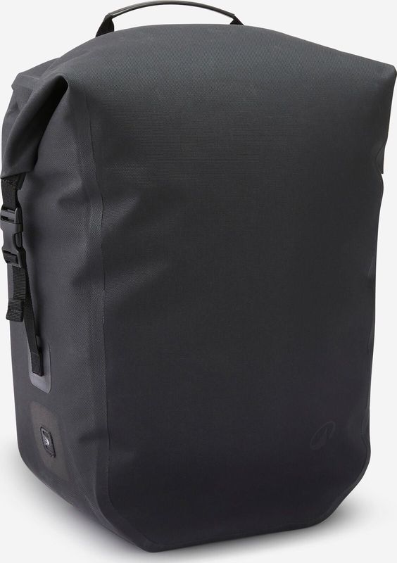btwin - Bagagerek Tas 900 - Zwart - 27 Liter - Waterdicht