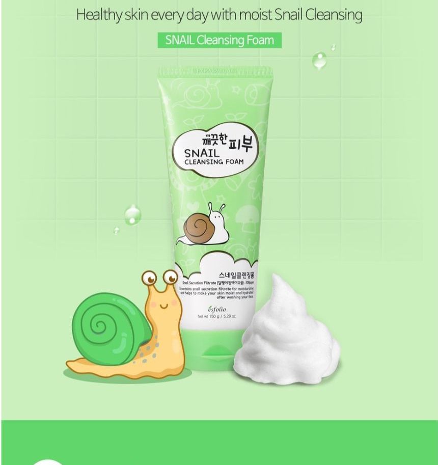 esfolio - Pure Skin Snail Cleansing Foam