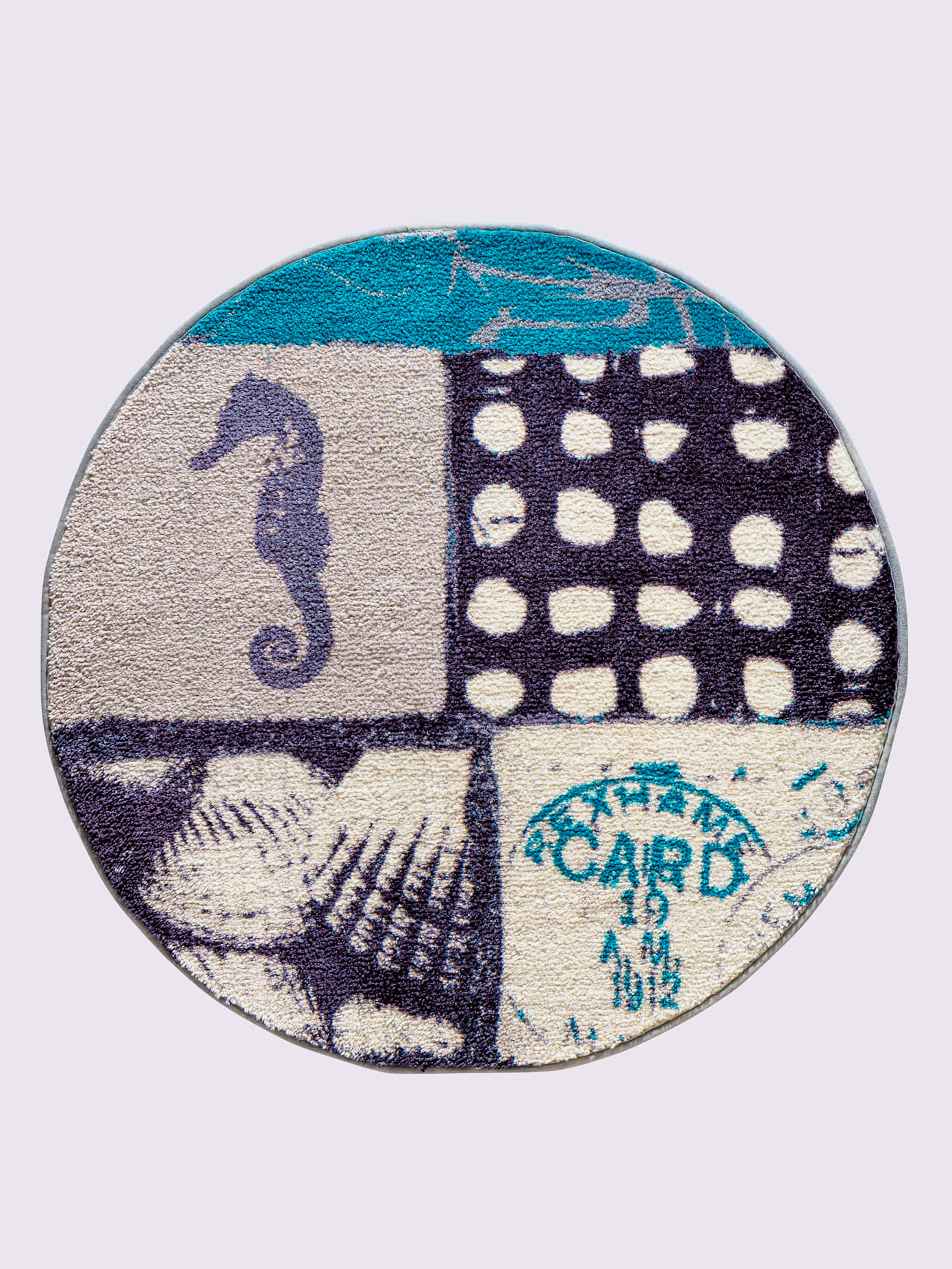 Tapis de bain selon un motif de l'artiste rosina wachtmeister