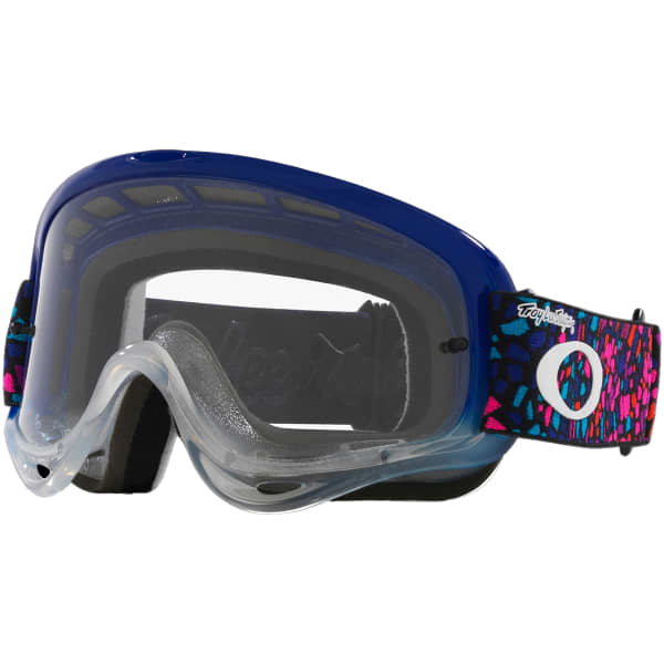 Masque VTT OAKLEY O FRAME MX TLD TESSELL W/CLEAR TESSELL BLUE