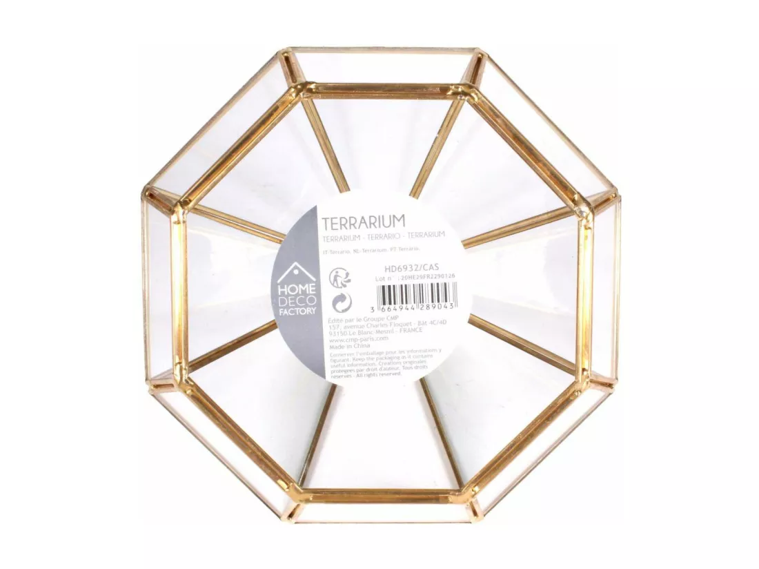 Photophore en verre Diamant