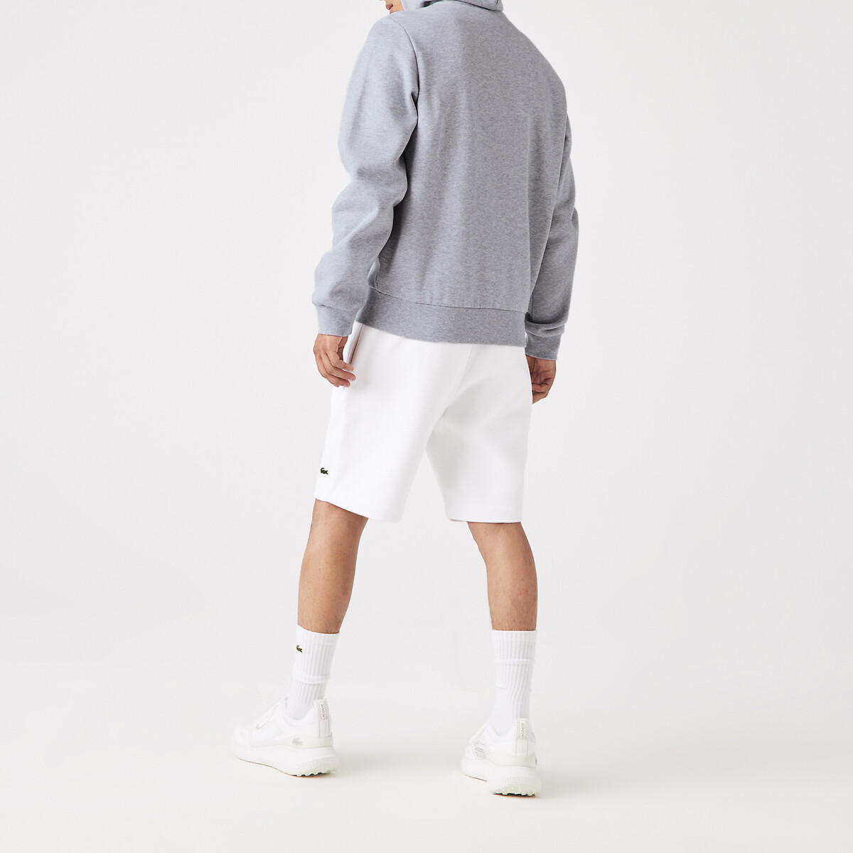 LACOSTE<br>Moletom com zíper em katoen