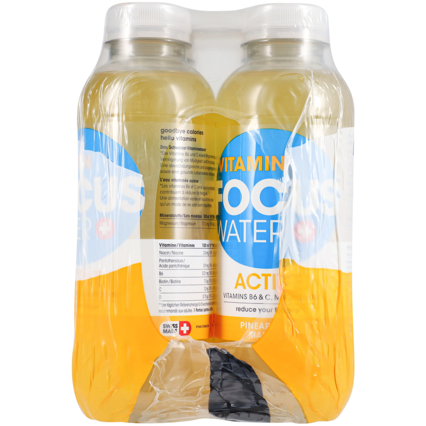 FOCUSWATER Active Ananas & Mango 6x50cl -300cl