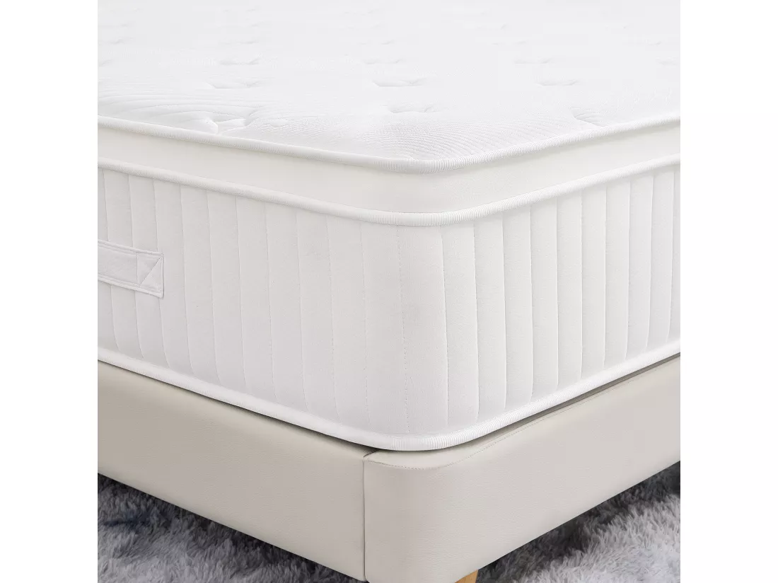 Matelas 140x200 cm INRE Très épais 30 cm Mousse mémoire de forme, Réversible Soutien Parfait, Hypoallergénique