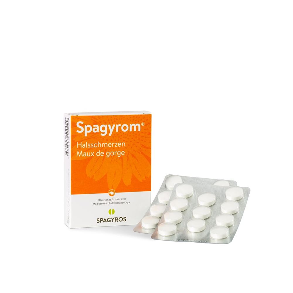 SPAGYROM Halsschmerzen Lutschtabl Blist 22 Stk