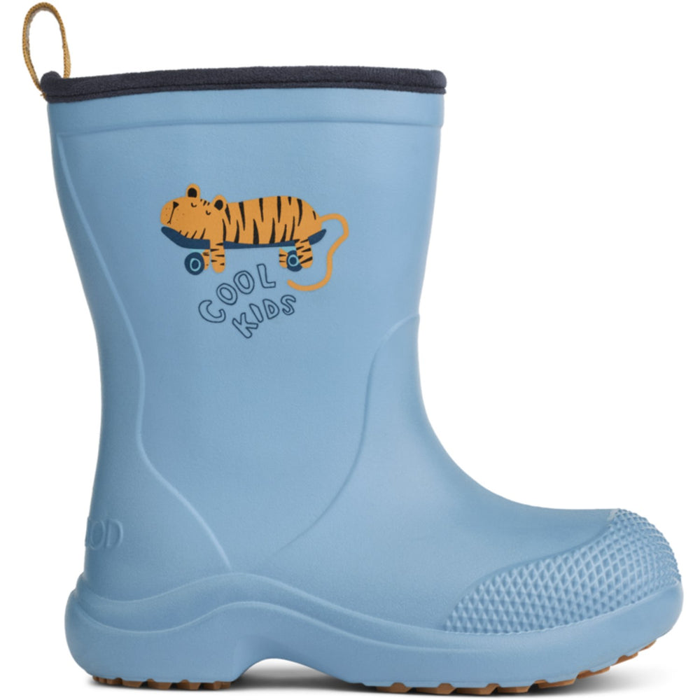 Køb LIEWOOD Tiger / Beach Blue Aston Gummistøvler