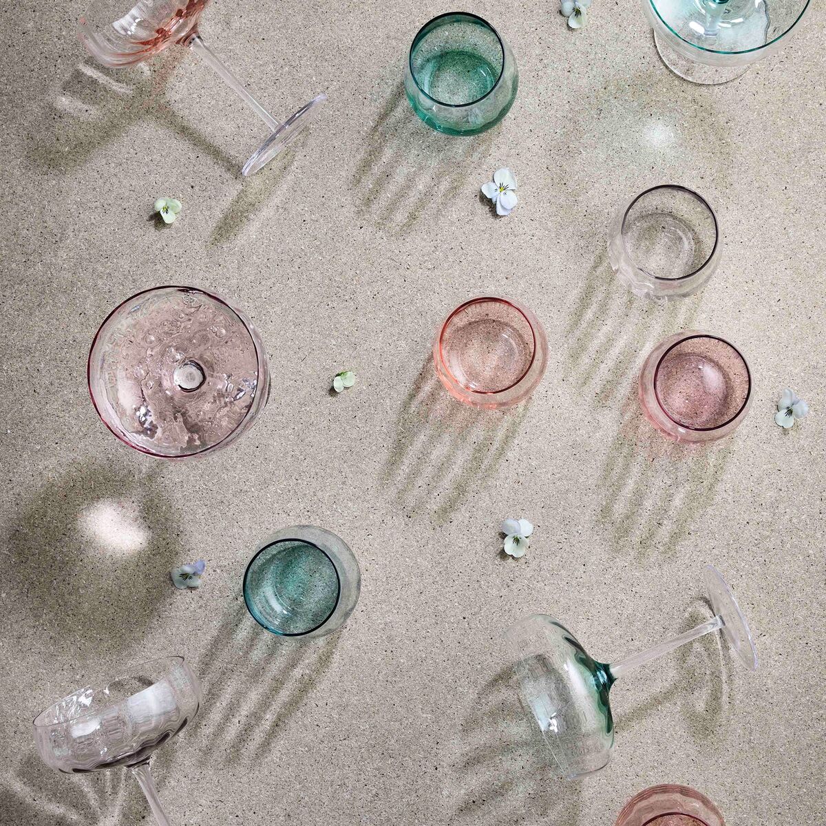 Champagne-/cocktailglass 30 cl, rød