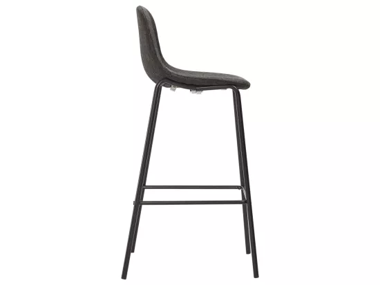 Ensemble de bar 5 pcs Tissu Gris foncé