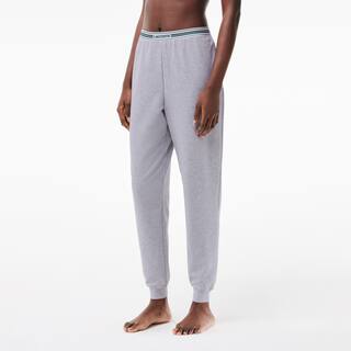 Pantalon de survêtement d'intérieur en coton Vêtements d’intérieur & de nuit - Gris - Lacoste - Femme