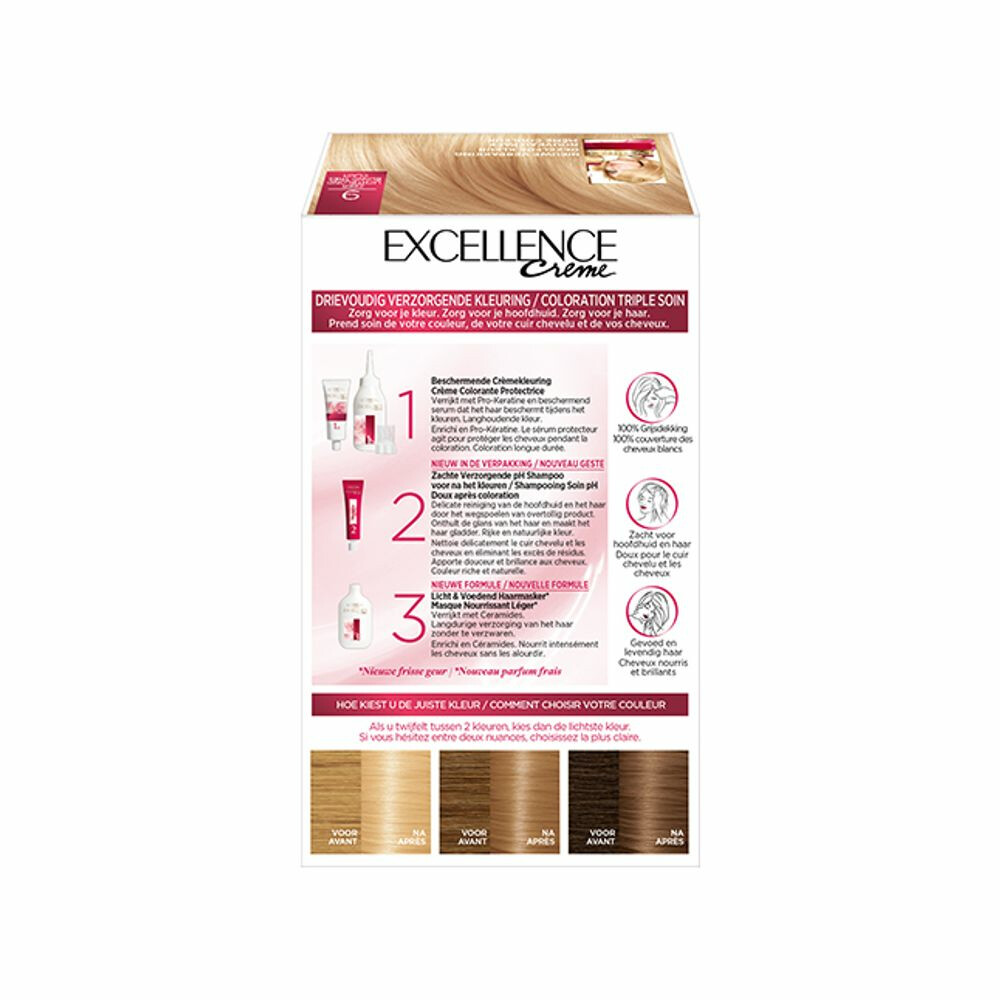 L'Oréal Excellence Crème Permanente Crèmekleuring 9 Zeer Licht Blond