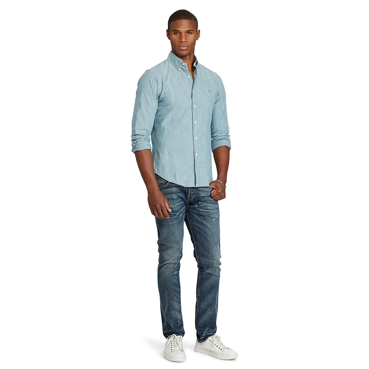 POLO RALPH LAUREN<br>Camisa chambray ajustada