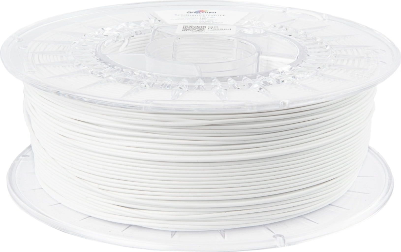 Spectrum  PET-G/PTFE Signal White, 1,75 mm / 1000 g    Filament mit tribologischen Eigenschaften