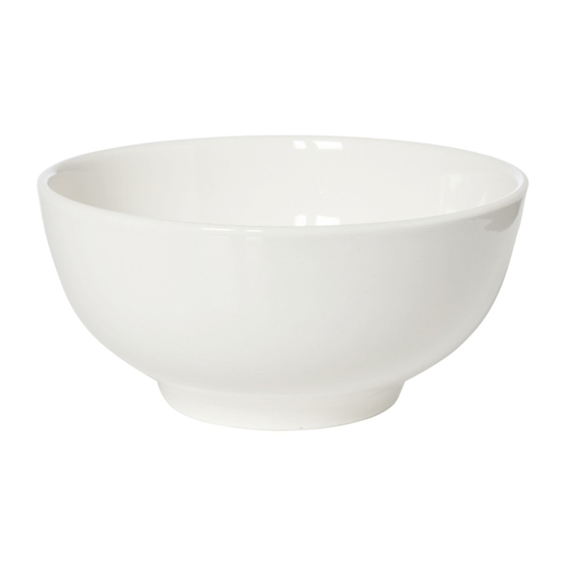 Schaal rond – wit – 18x9 cm