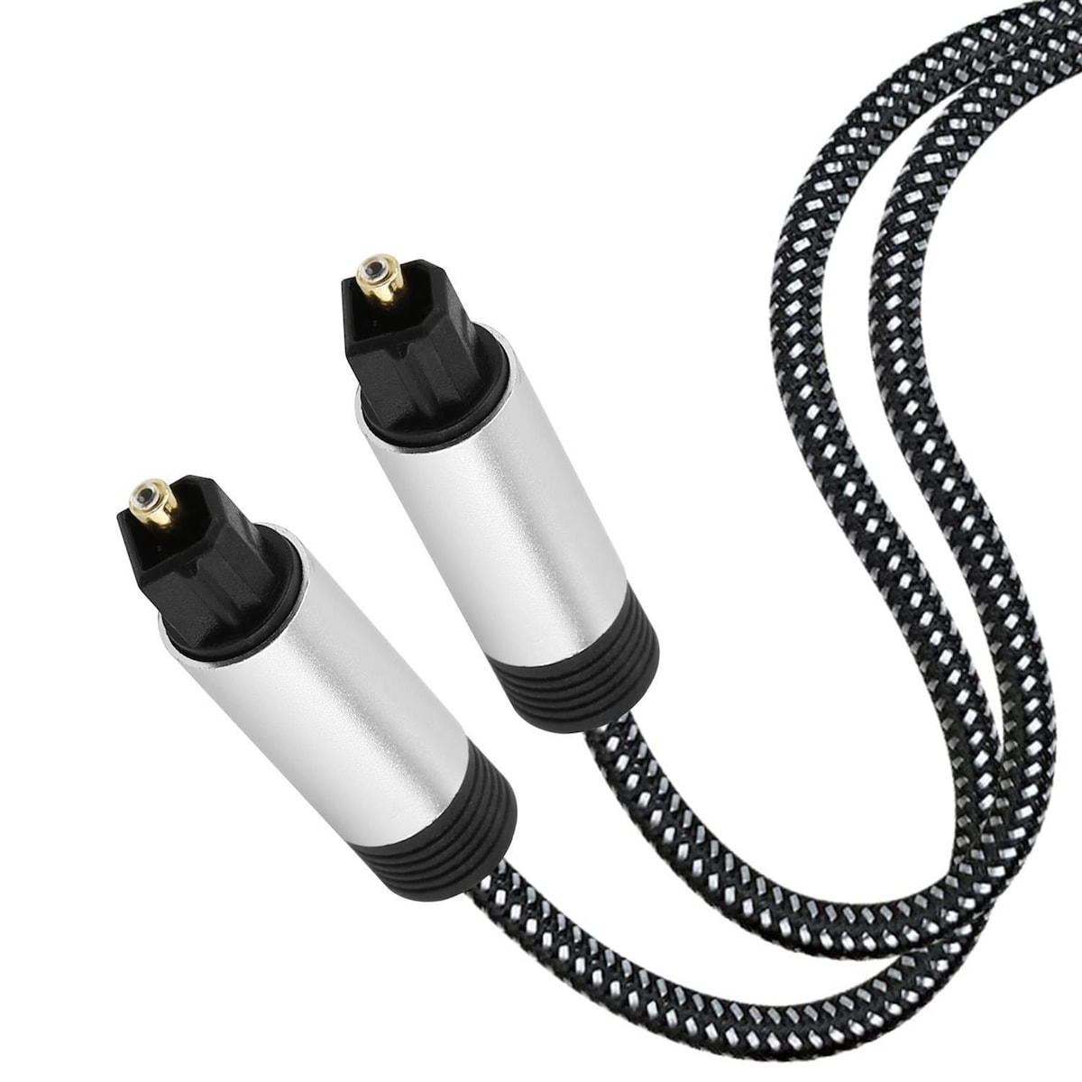 Digital Audiokabel 2m Toslink-kabel lydkabel