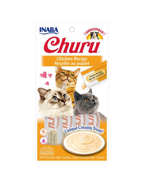Inaba Churu Purée - Kattensnack - Kip 70 g