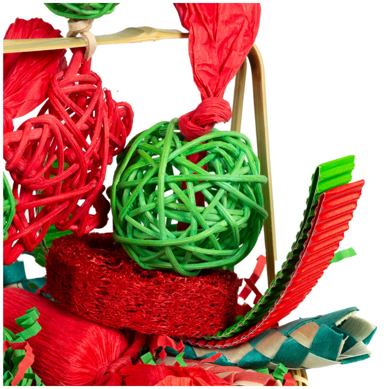 HappyBird Hängespielzeug Playful Bamboo Basket