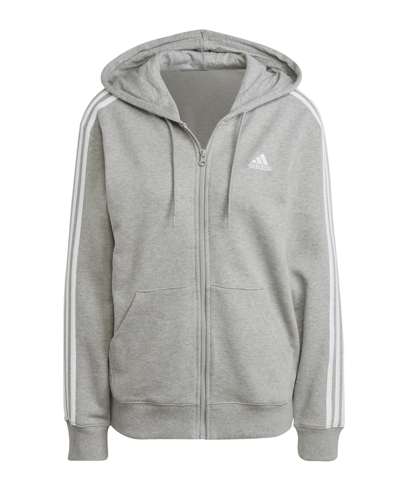 adidas Essentials FT Jacke Damen Grau