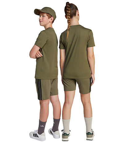 adidas PerformanceShorts - J 3S KN SH 210 - Oliv/Schwarz