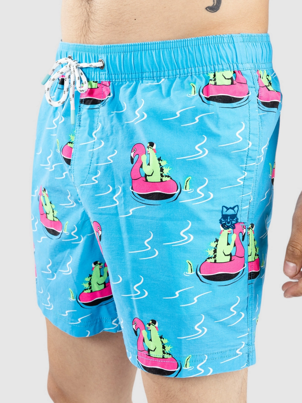 Party Pants River Dino Boardshorts blue