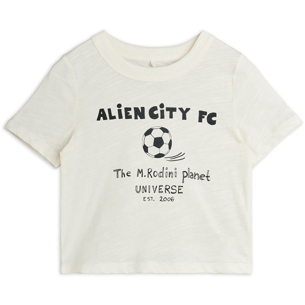 Køb Mini Rodini Off-white Alien City Fc Sp Ss Tee