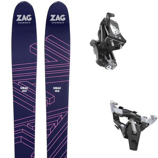 Pack ski de randonnée ZAG UBAC 102 + Fix