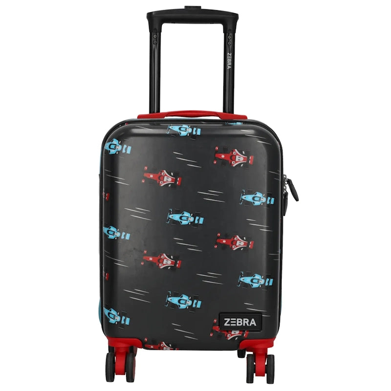 Zebra Trend Kinderkoffer Raceauto