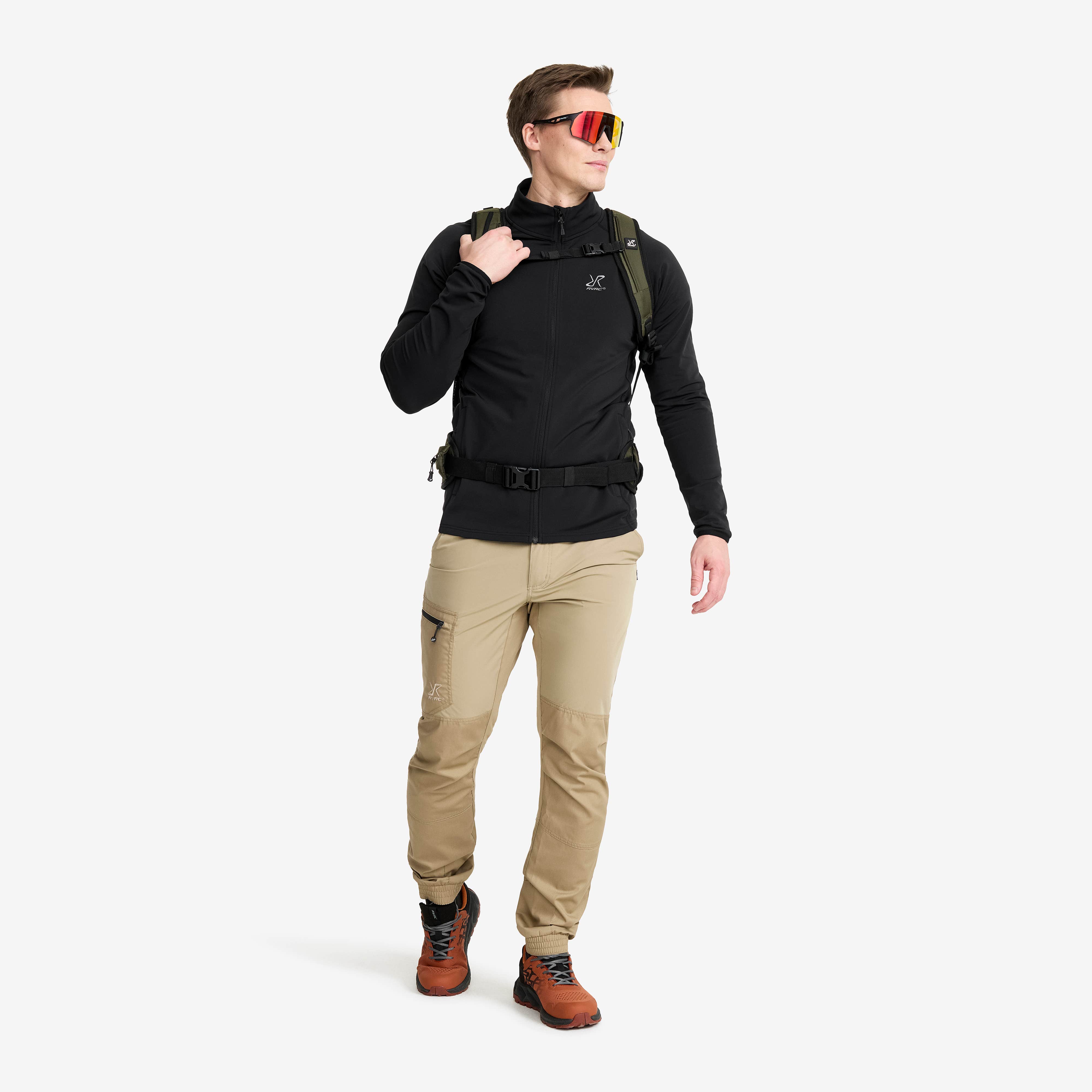 Evolution Light Stretch Fleece Herre Black