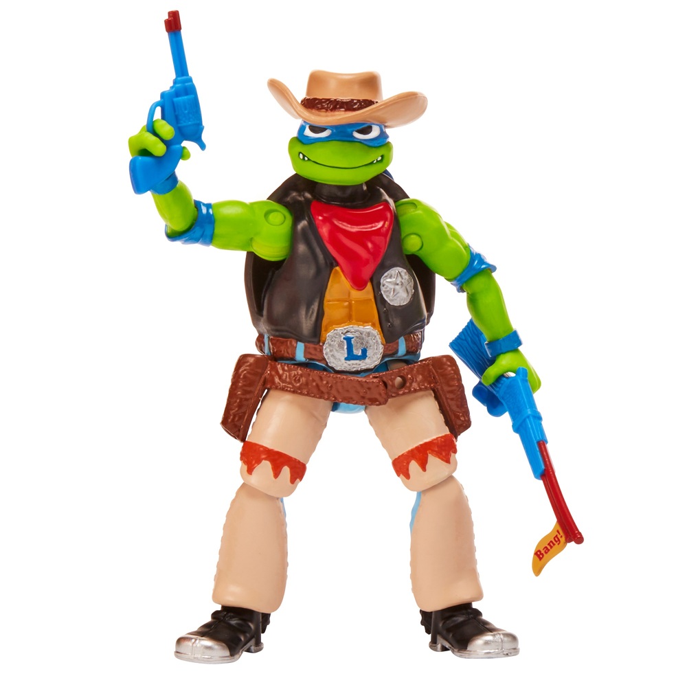 Teenage Mutant Ninja Turtles Mutant Mayhem Figur - Cowboy Leonardo