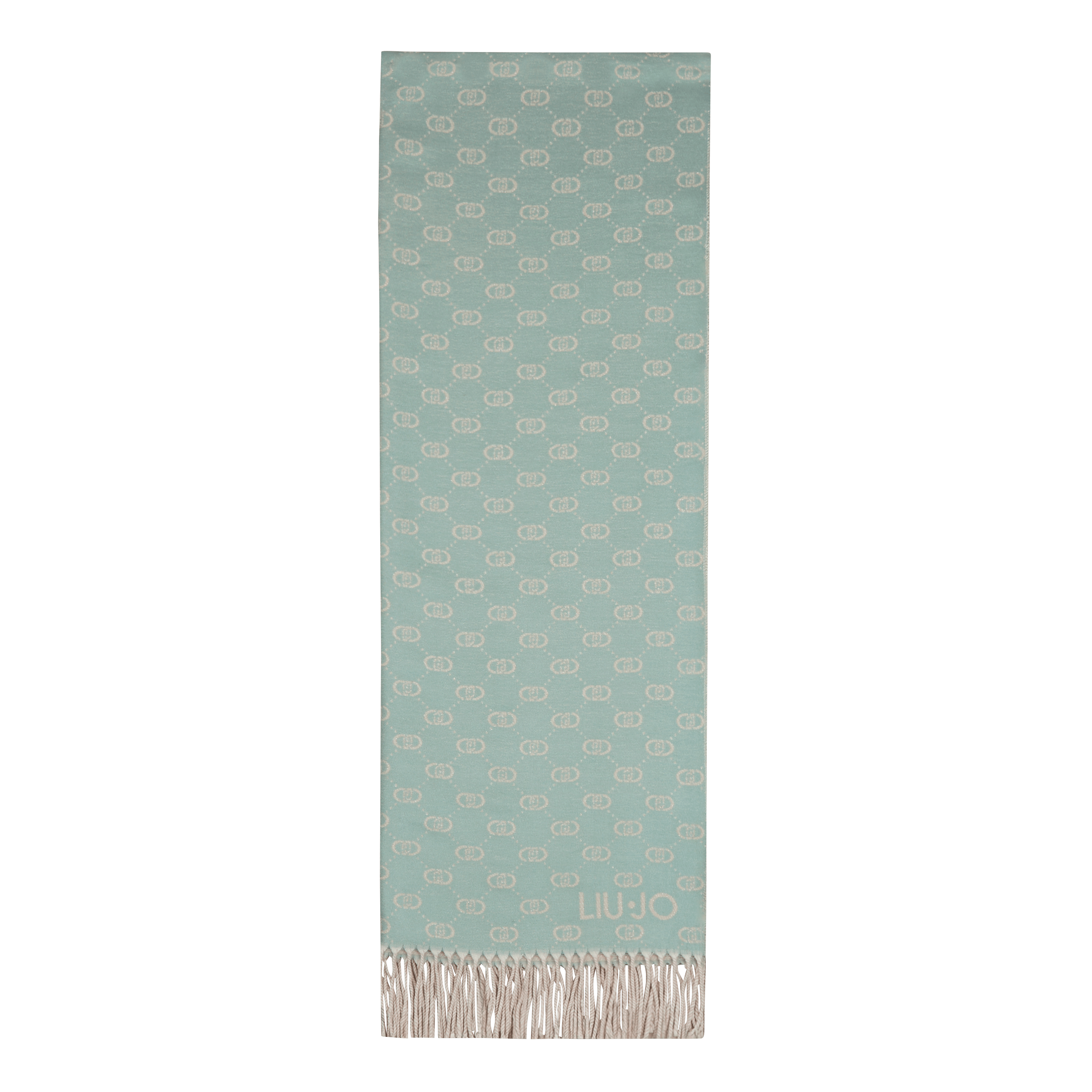 Echarpe monogramme| Bleu