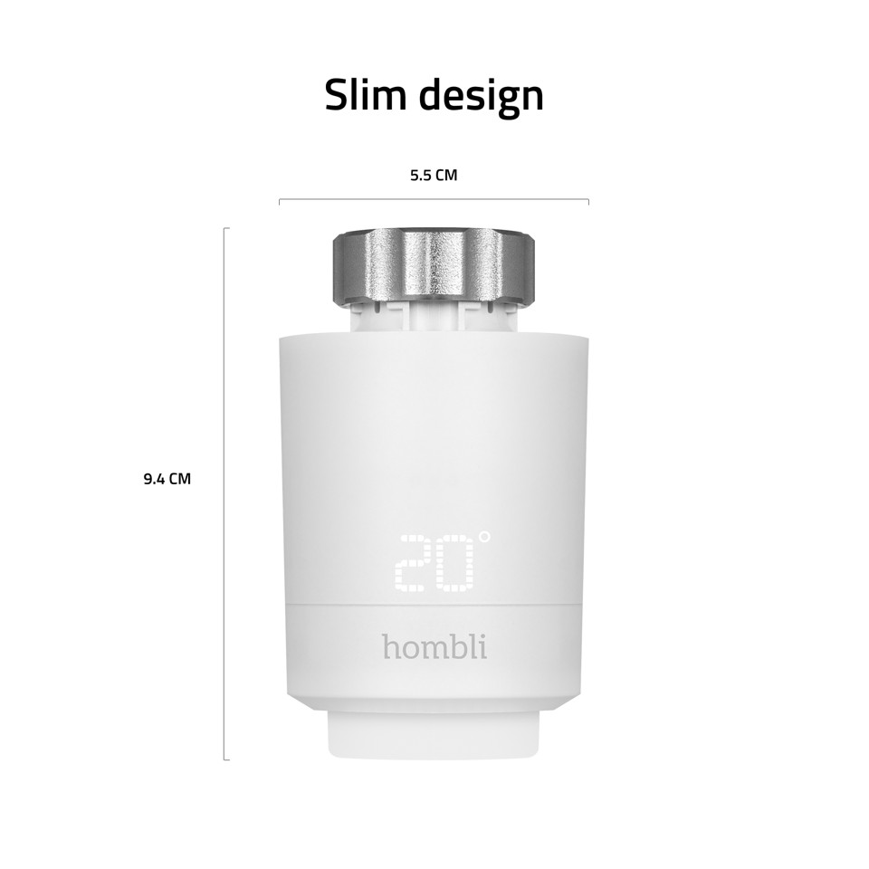 Hombli - Smart Radiator Termostat Udvidelsespakke (2+1)