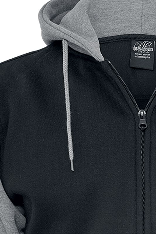 Sweat Zippé Bicolore | Urban Classics Sweat-shirt zippé à capuche