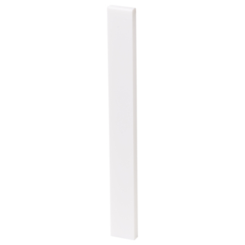 CANDO hoge plint eindstuk clip wit 1,6 x 14,3