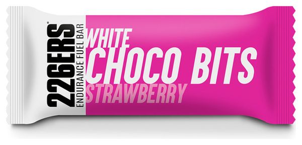 Barre énergétique 226ERS Endurance Fuel Bar Choco Bits Chocolat Blanc/Fraise - 60g