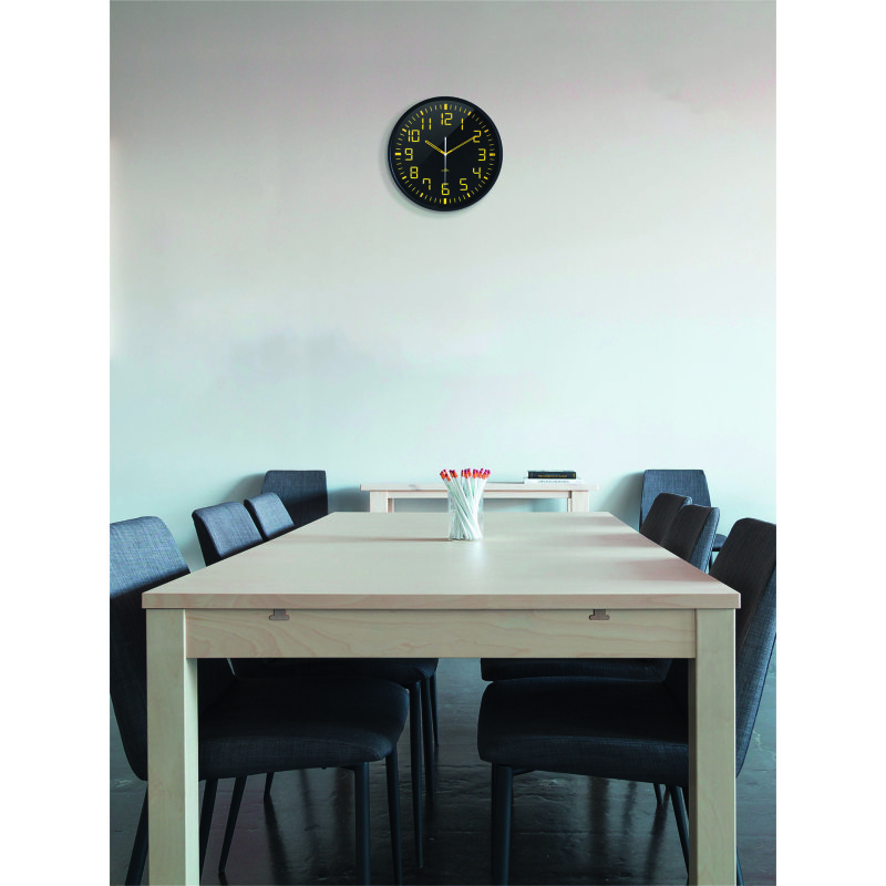 Horloge murale Contraste Ø 30 cm - À quartz