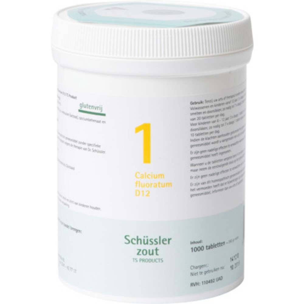 Pfluger Schussler Zout nr 1 Calcium FluoratumD121000 tabletten
