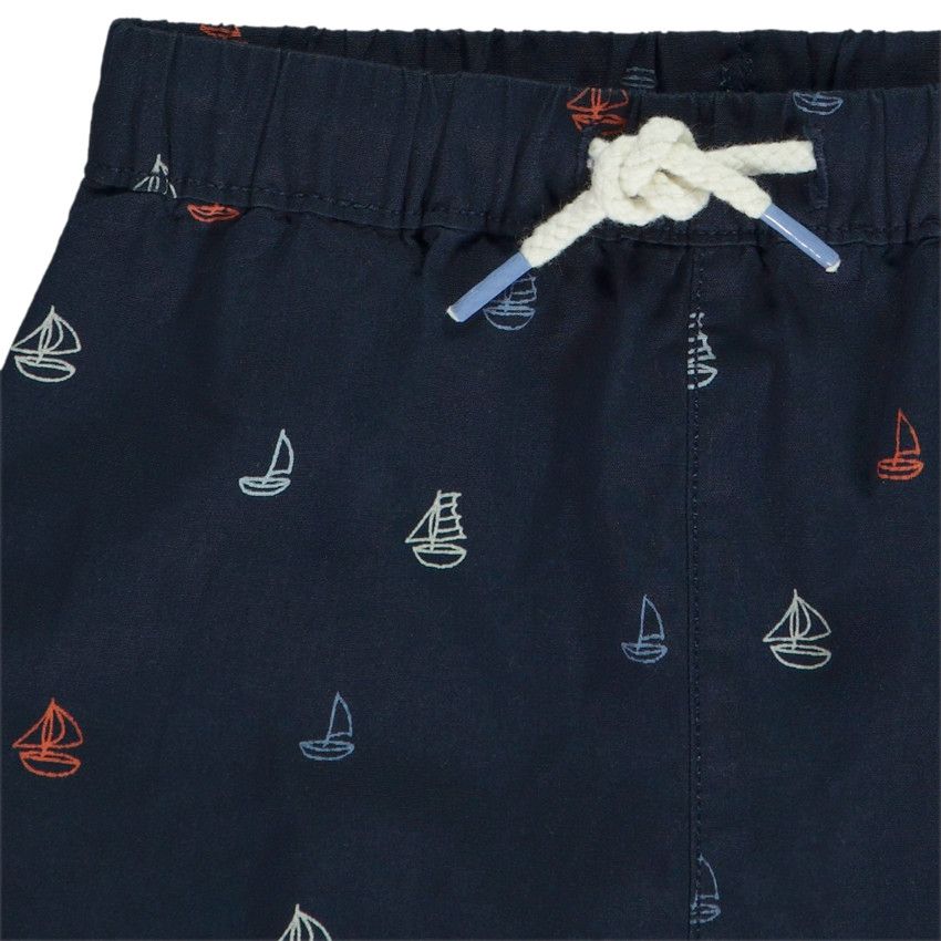 Ensemble 2 pièces motifs voilier pour bébé garçon - Bleu