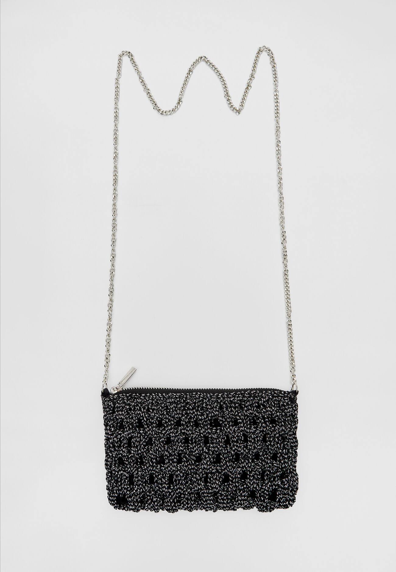 mini bolsa rústica