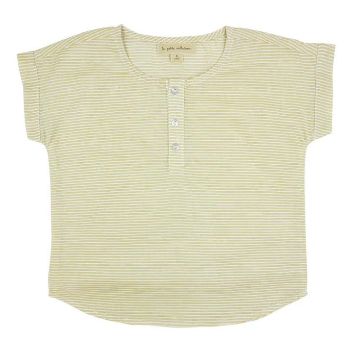 La Petite Collection Kurta Rayée | Jaune