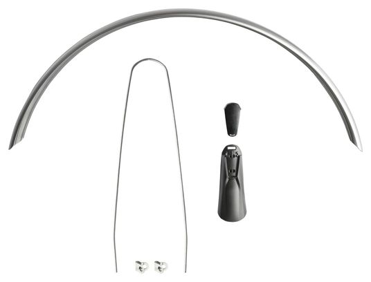 Garde-boue arrière rapide Eurofender 46mm - 28 pouces fumée / titane