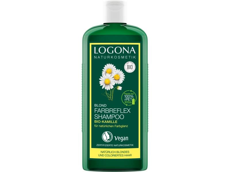 Logona Shampoo Farbreflex  Blond Bio-Kamille 250 ml Bio-Shampoo für blondes Haar