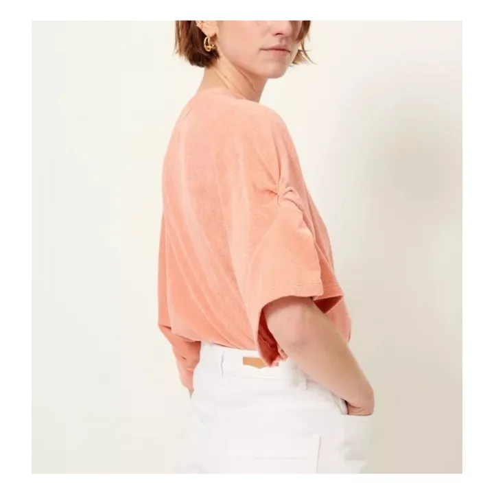 Sessùn Sweat Eponge Gali Coton Bio | Rose