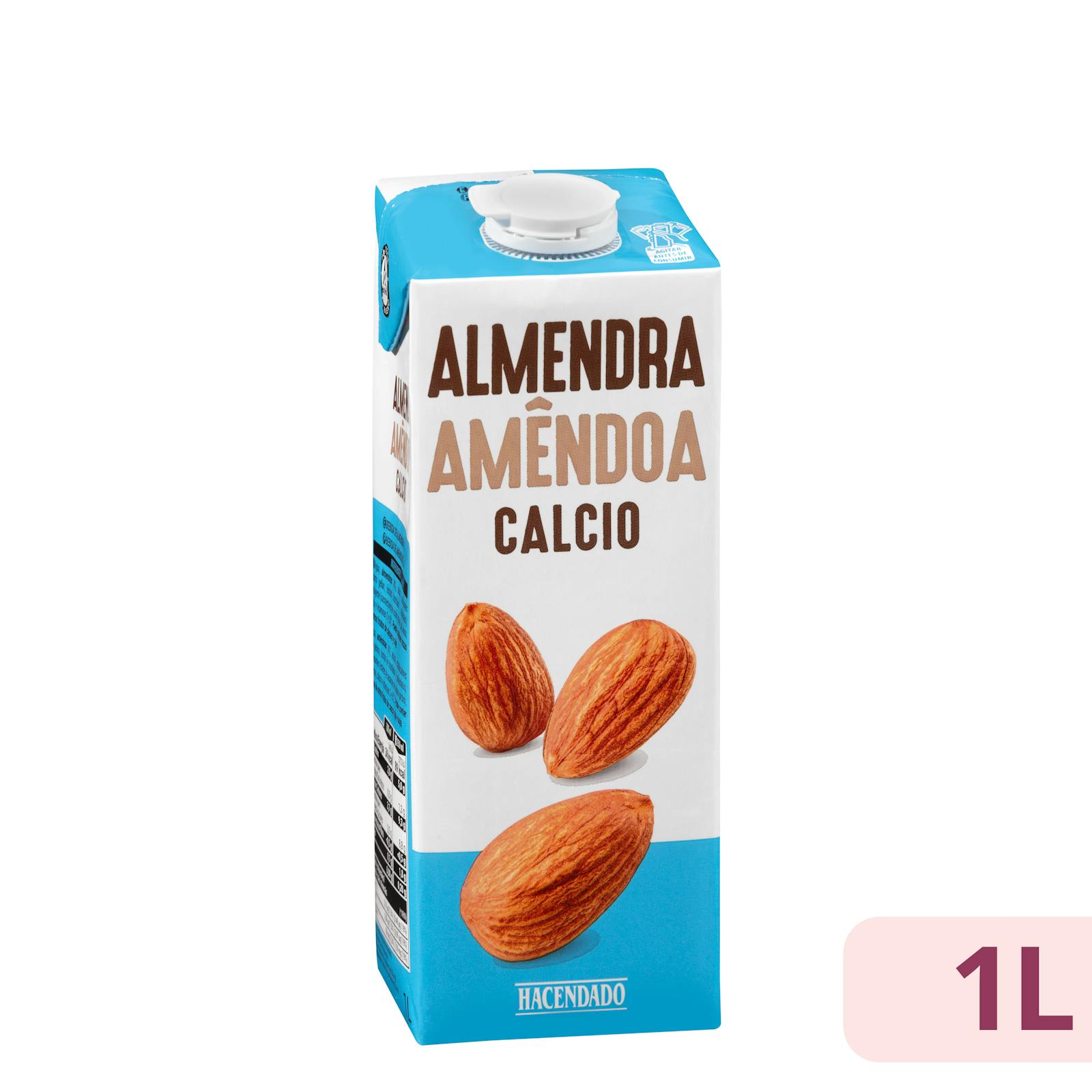 Boisson aux amandes Hacendado avec calcium