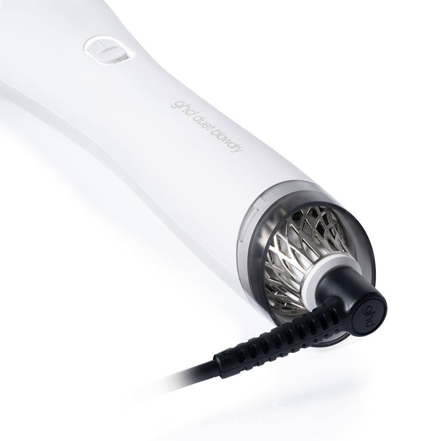 ghd Duet Blow Dry 2 in 1 Hair Dryer Brush White