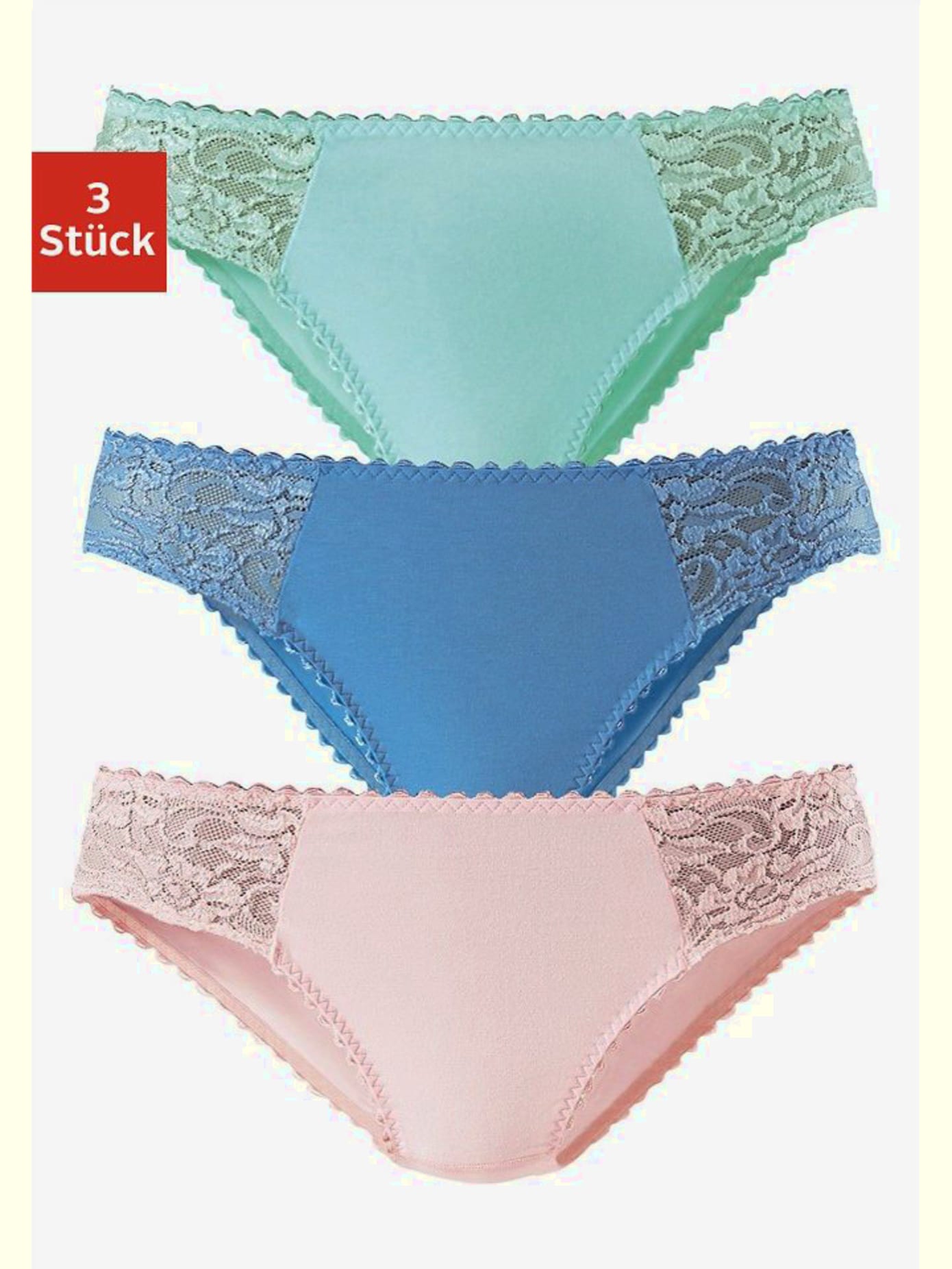 Slips jazz lot de 3 panties