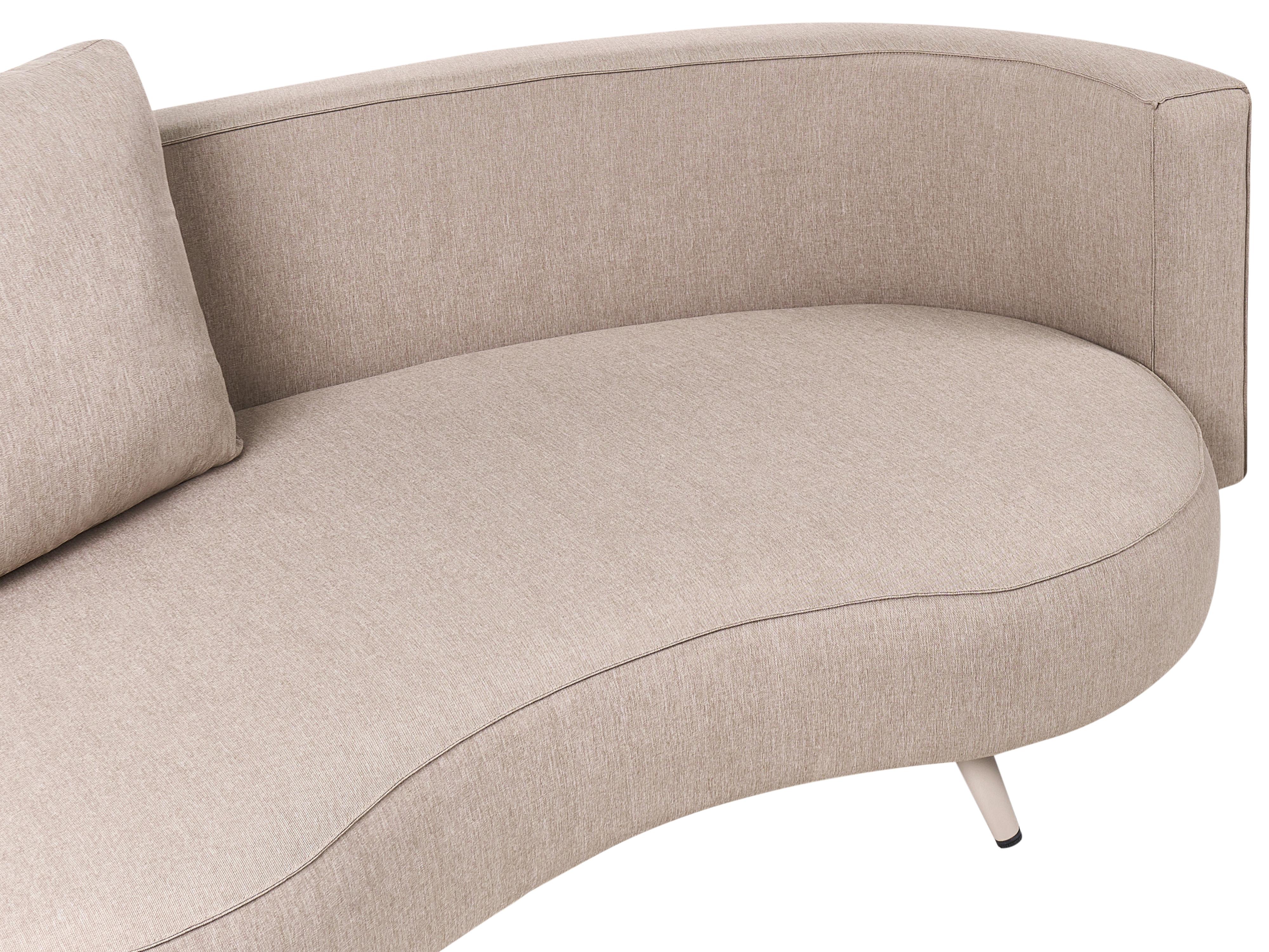Tuin loungebank 3-zits PARORI linkszijdig Beige