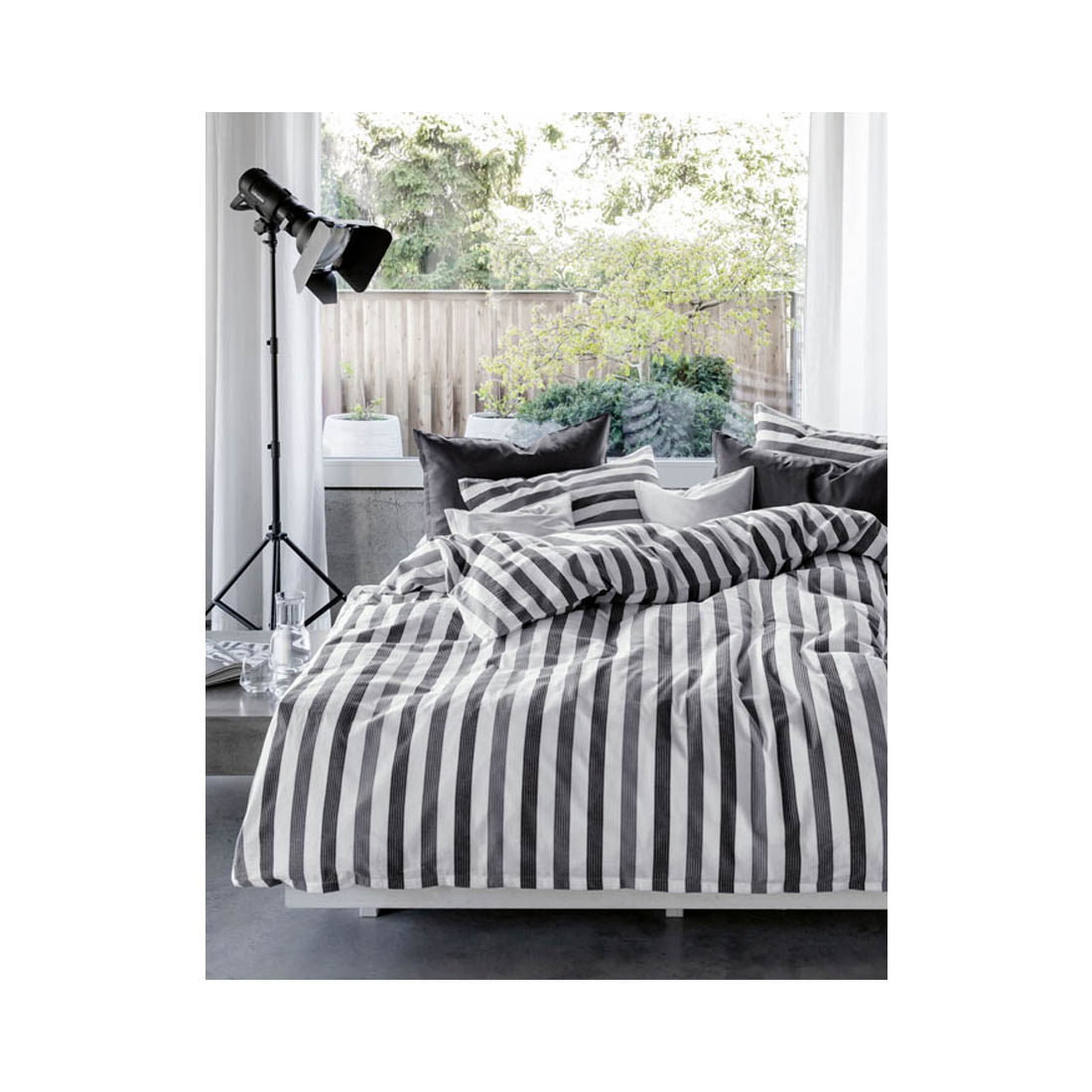 Divina Textil Rigato Kissenbezug 50 x 70 cm