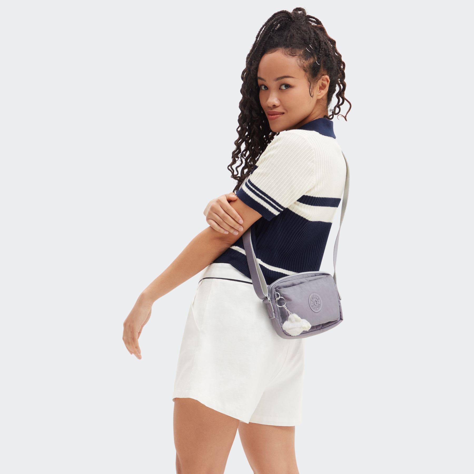 ABANU Mini Sac à Bandoulière avec Sangle Ajustable - Tender Grey